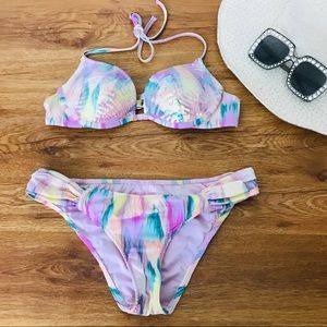Victoria’s Secret pink sequined swimsuit